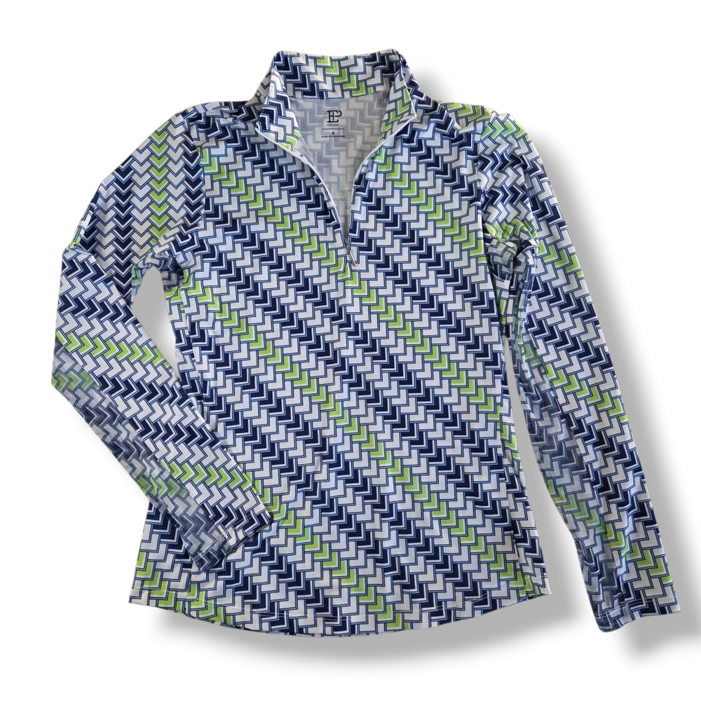 EP NY Half Zip Pullover Luxuary Golf Tennis Performance Long Sleeve Pro Top S